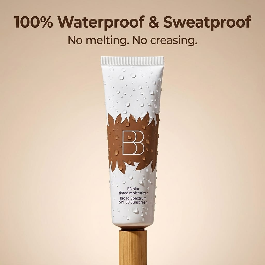 EvoLif™ BB Blur: 3-in-1 Tinted Moisturizer with SPF 30 & Precision Brush