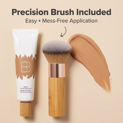 EvoLif™ BB Blur: 3-in-1 Tinted Moisturizer with SPF 30 & Precision Brush